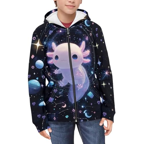 Image of Biyejit Kids Novelty 3D Graphic Printed Hooded Sweatshirt