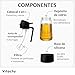 Imagen de Vitachy Aceitera 2 en 1 con Pulverizador y Dispensador de Vidrio 470ml