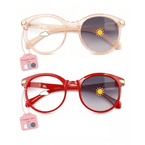 Image of Round Kids Blue Light Glasses, Ages 2-6