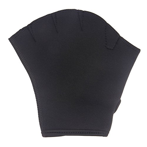 Purfun Men Women Webbed Diving Gloves Adjustable Neoprene Aquatic Fit Half Finger Gloves Swim Fishing Webbed Gloves Paddling Snorkeling Surfing Hand Web Water Sports Wetsuit Gloves #TOP4