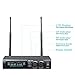innopow Wireless Microphone System, Dual UHF Metal Cordless Mic Set, Long Distance 150-200Ft,16 Hours Continuous, Fixed Frequency, Use for Karaoke Singing, Family Party,Church (CH.01&02)