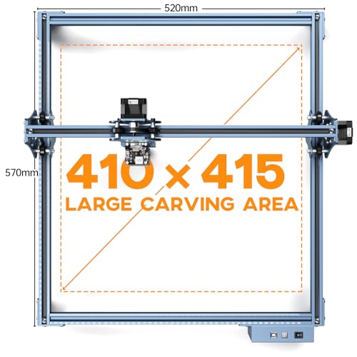 Miniatura 8 de Grabador Láser Sculpfun S9 90w, Metal De Alta Precisión, Grabado Y Corte Rápidos, Corte De Madera De 15 Mm, 410 X 420 Mm, Para Madera Acrílica