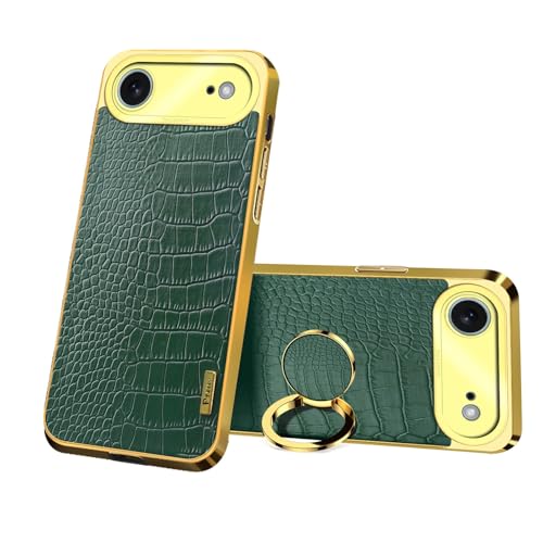 Coque iPhone 17 Pro silicone vert compatible MagSafe étui magnétique antichoc