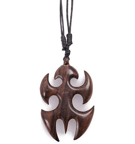 Artisanal Collier Koh Lanta Pendentif Totem en Bois Cover