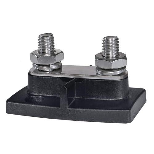 Busbar dual stud 3/8in isolant en nylon renforcé pour câblage électrique de précision