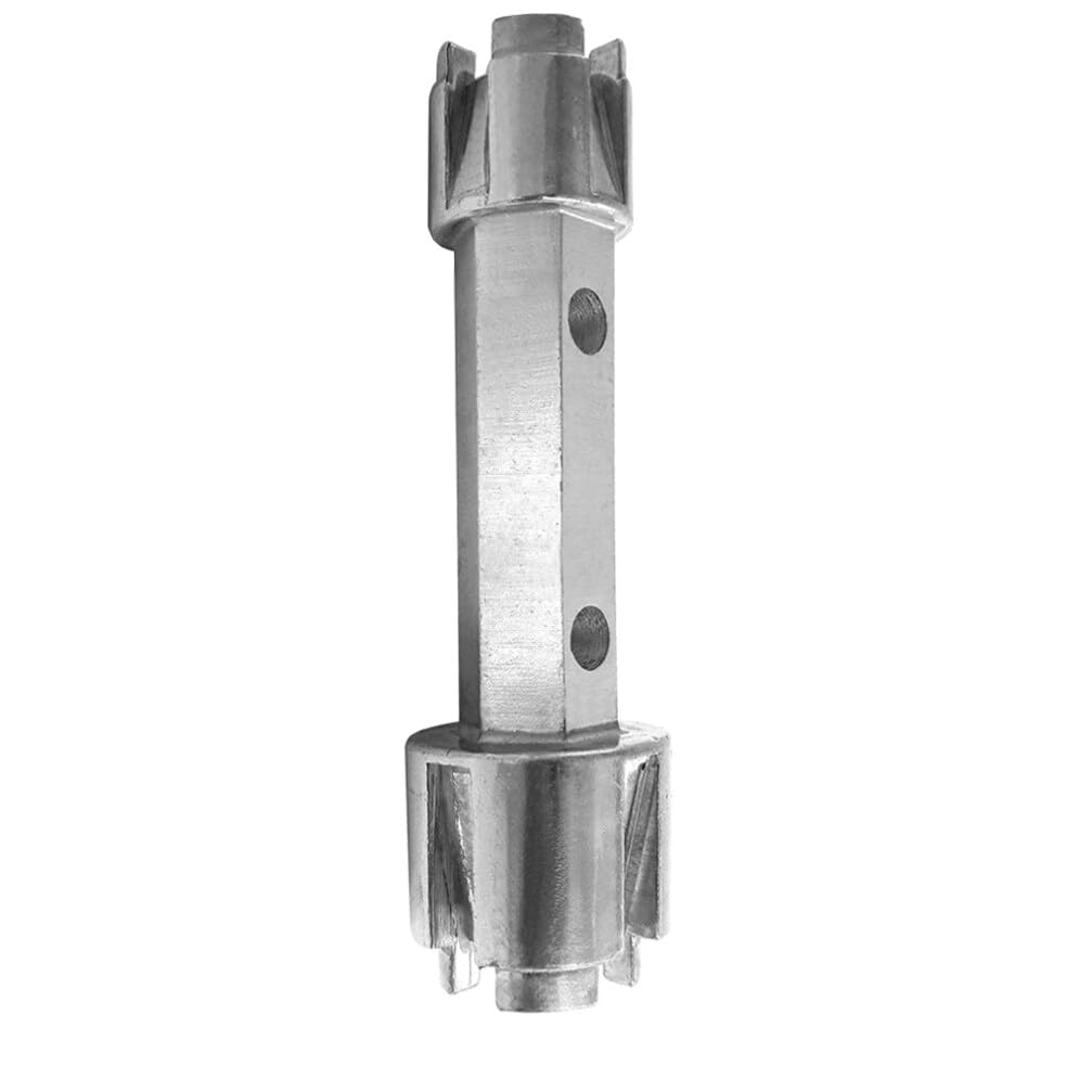 TEHAUX Aluminum Alloy Bathtub Drain Plug Wrench, Silver, 20 in