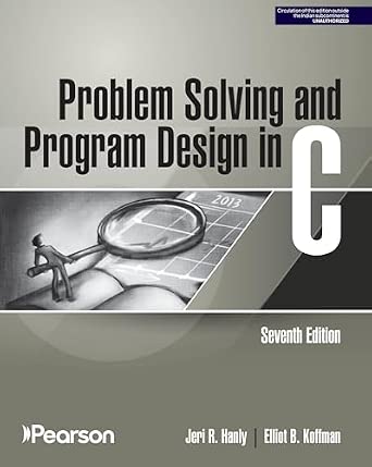 Buy PROBLEM SOLVING AND PROGRAM DESIGN IN C, 7TH EDITION Book Online at ...