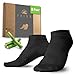 Produktbild PAIXX Premium Bambus Sneaker Socken 8 Paar, 43-46 & 39-42, Herren & Damen - Atmungsaktive, Antibakterielle Knöchelsocken gegen Schweißfüße - Fusselfreie Anti Geruch Bambussocken