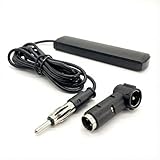 kit antenne 👀 [DESIGN DISCRET ET COMPACT] Contrairement aux antennes fouets encombrantes, cette antenne patch noire est fine et compacte. Elle s'intègre parfaitement à l'intérieur de votre habitacle sans obstruer la visibilité du conducteur, tout en résistant aux variations de température et aux UV.