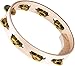 Meinl Percussion Artisan Edition Tambourine with Solid Brass Jingles, Single Row-NOT Made in CHINA-10 Maple Frame, 2-Year Warranty, inch (AE-MTA1B)