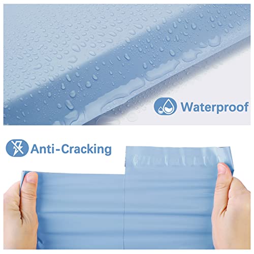 Image of Metronic Poly Mailers 24x24 50PC, Extra Large Shipping Bags Mailing Envelopes with Strong Adhesive, 2.5Mil Thick Mailers Poly Bags for Shipping, Mailing Bag Packaging Bag for Small Business, Haze Blue