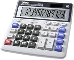 Calculator, ONXE Standard Function Electronics Desktop Calculators, Solar and Battery Dual Power, Big Button 12 Digit Large LCD Display, Handheld for Daily and Basic Office