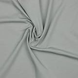 Terry - Sudadera, se vende por metros, con certificado GOTS y más de 50 colores a elegir (003 I gris, 200 x 150 cm)