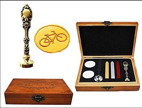 Boîte en bois mariage et cire : coffret luxe motif paon