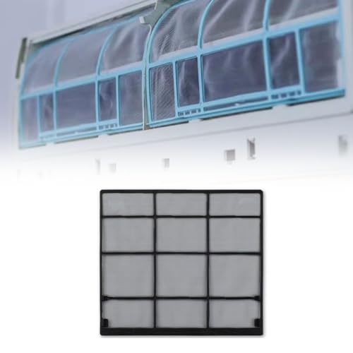 Kalokairi Filtro de aire acondicionado para interior, pantalla para colgar, filtro de polvo de plástico, se adapta a la mayoría de sistemas de CA divididos, 30 x 27,5 cm