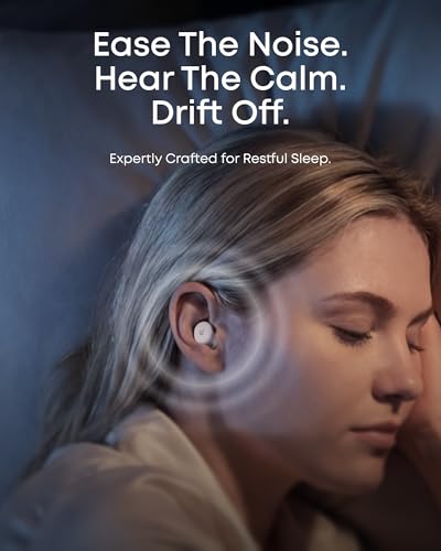 Image of soundcore Sleep A30 by Anker Sleep Earbuds, Smart Active Noise Cancelling Sleep Headphones, Adaptive Snore-Masking System, Ultra-Comfort for Side Sleepers, 45H Playtime