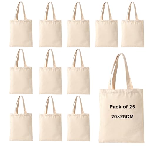 Sacs d'épicerie réutilisables 20 x 25 cm pour emballages cadeaux et ateliers enfants