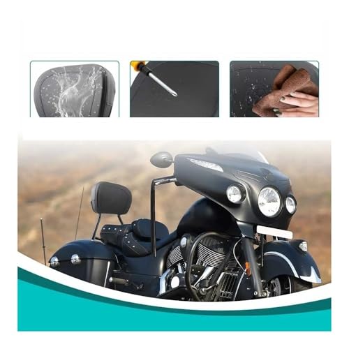 Dossier passager arrière haut de gamme à fixation rapide pour cruiser Roadmaster