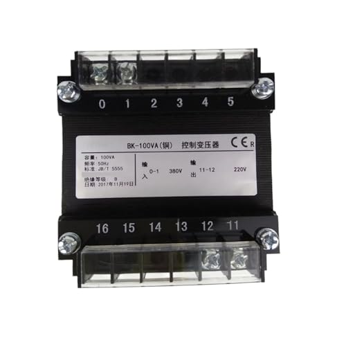 Transformateur de commande BK100VA en cuivre isolé 380V 220V de haute précision pour atelier