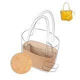 DGAZ Organiseur de sac à main pour la série Anjou mini, extérieur en papier Dupont imperméable, avec compartiment zippé et porte bouteille (Chai)