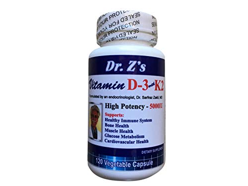 Dr. Z's Vitamins: Vitamin D3 with K2: Supports Healthy Immune System - Bones
