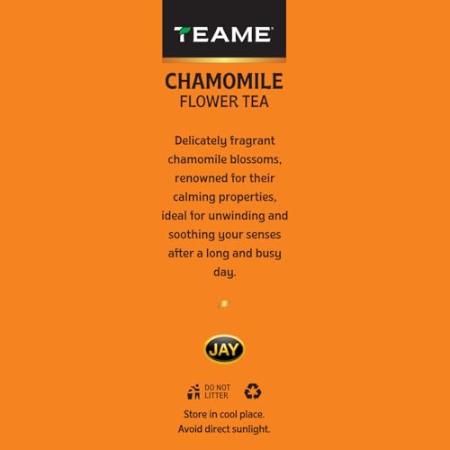 Image of TE-A-ME - Chamomile Tea - 100g (100+ Cups) | Helps in SLEEP & RELAXATION | Herbal - Caffeine Free | Flower Based - Non-Bitter | Chamomile Tea for Sleep | 50g - Pack of 3