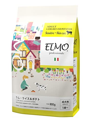 エルモ プロフェッショナーレ ドッグフード ラム ライス & ポテト アクティブスキンケア 成犬用 3kg 美しい毛並み 美艶サポート食