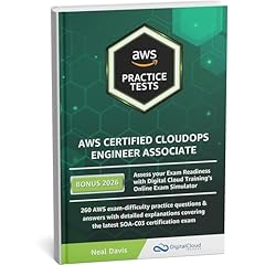 AWS Certified CloudOps Engineer Practice Tests SOA-C03 [2026] Audiolibro Por Neal Davis arte de portada