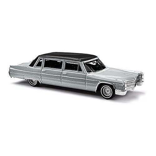 Busch 42958 Cadillac 66 Limo Silver Ho Scale Model Vehicle #TOP23
