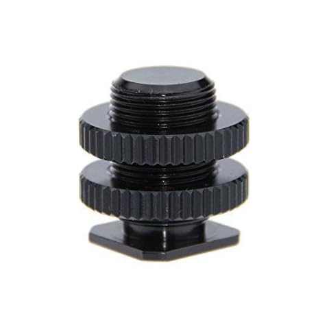 foitech 1Pcs 5/8" 1/4" Hot Shoe Adapter Screw for Microphone Mic Mount Bracket Camera Cover