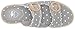 Rocket Dog Women's Favor ADA DOTS Cotton Wedge Sandal, Light Grey, 11