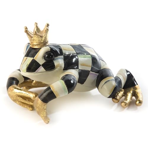 MACKENZIE-CHILDS Resin Pot Climber, Pot Croaker