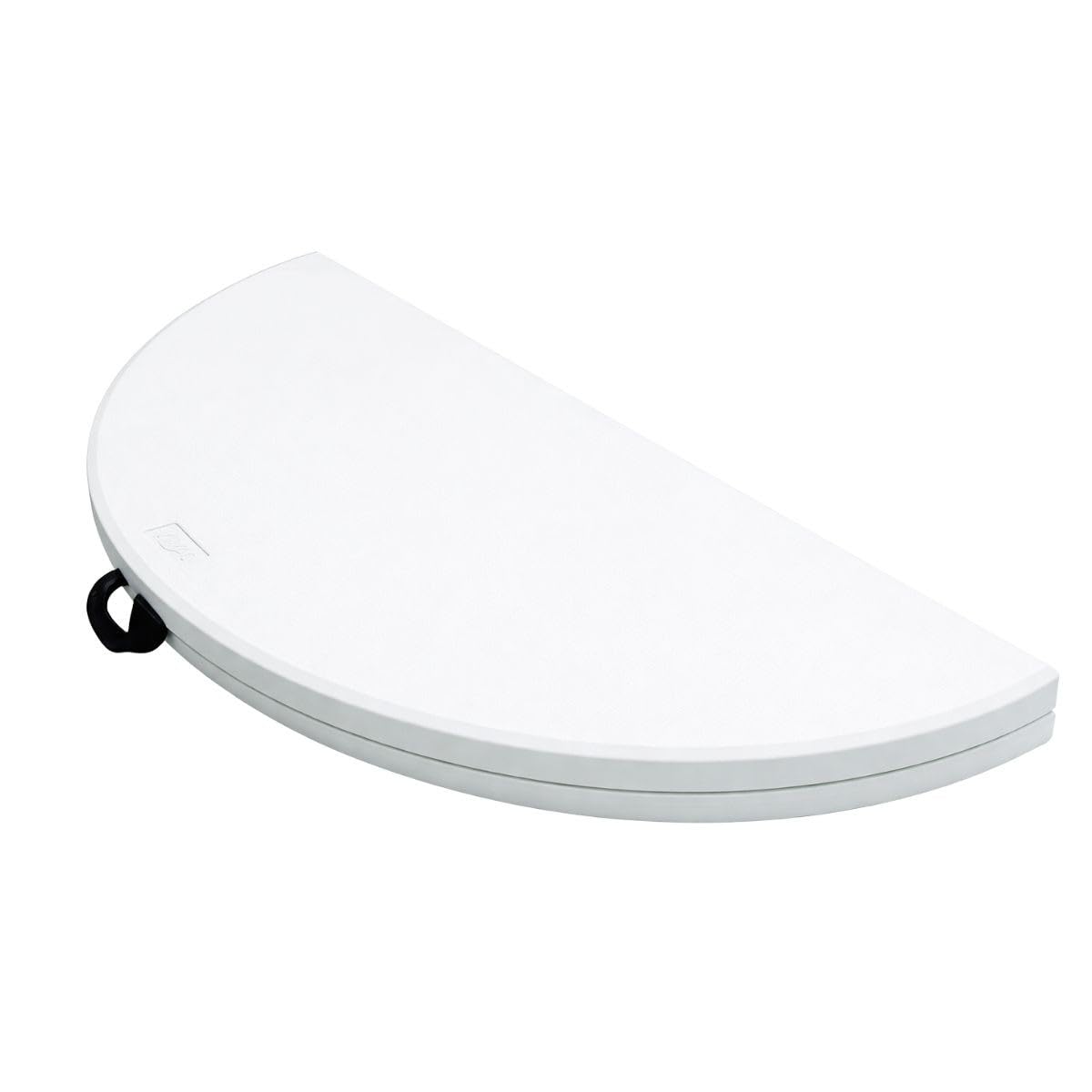 Tavolo rotondo pieghevole bianco Ø122 cm tavolino per interni esterni, giardino, ricevimenti