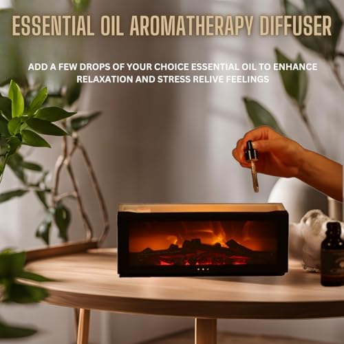 Difusor aromático eléctrico Fireplace Humidifier Diffuser miniatura 3
