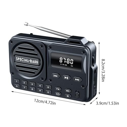 Radio numérique pour écouter un son clair partout, radio compacte pour intérieur et voyage - 4