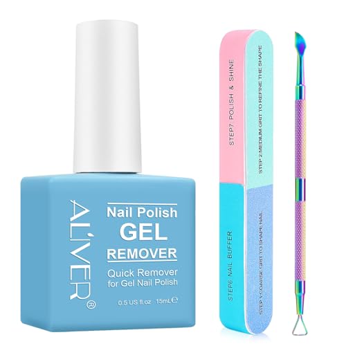 Nail Polish Remover, Magic Gel Nail Polish Remover Fast Remove Gel Nail Polish Within 2-3 Minutes, Quick & Easy Polish Remover, No Need For Foil, Soaking Or Wrapping