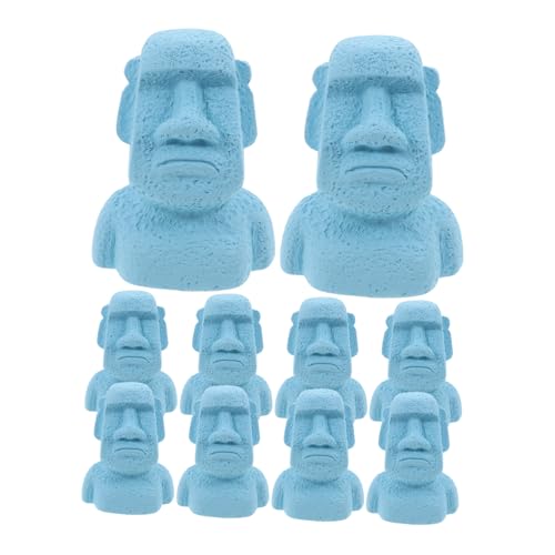 Toddmomy Estatuas De Piedra Miniaturas para Bandejas De Arena Gigante 10 Piezas Decoración Oriental para Dioramas Realistas y Duraderas