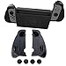 WULE Ajuste for el interruptor de Nintend Sujetadores tácticos TRACKEBLE TRACTOR APARTAMENTO Handgrip Handheld Shell Fit for Nintendo Switch NS Joycon Mango con ranuras del juego ( Color : Black )