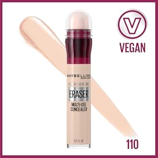 Maybelline Instant Age Rewind Eraser Dark Circles Treatment Multi-Use Concealer, 110, 1 Count (Packaging May Vary)