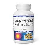 Lung, Bronchial & Sinus Health by Natural Factors, Natural Supplement for Respiratory Health and Easy Breathing, 45 tablets (45 servings)