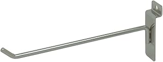 Econoco 8â€ Slatwall Deluxe Hooks, Slatwall hooks, Display Hooks For Panel, Chrome (Pack of 96)