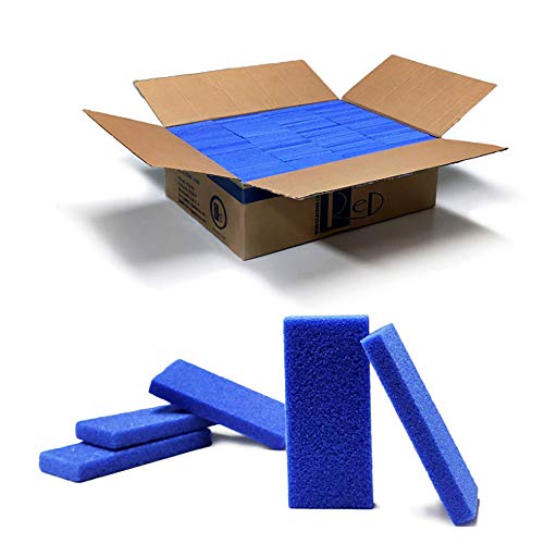 Disposable Foot Care Pumice Stone for Nail Salon Foot Care Blue Coarse, 300 PCS/BOX