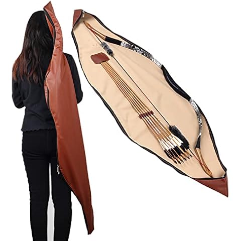 SOPOGER 60 Inch Leather Bow Case Cover