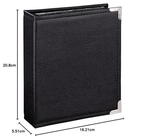 Hama Einsteckalbum New York City (Fotoalbum f&uuml;r 200 Fotos im Format 9x13 cm, schwarze Innenseiten, 2 Einsteck-Taschen pro Seite) schwarz