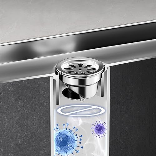 Drain de douche linéaire haute performance en acier inoxydable doré - 8