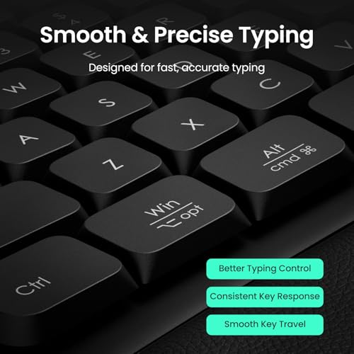 Image of Nulea Ergonomic Split Keyboard, Wired Natural Typing Keyboard with Integrated Palm Rest for Wrist Pain Relief, 2-in-1 Type C&Type A Plug for Mac,Windows,Office & Home,Black