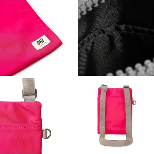 Image of ORI LONDON Crossbody Bag - Chunky Zip, Adjustable Strap, & Multi Pockets for Mobile Phones, Cards & More - Chelsea