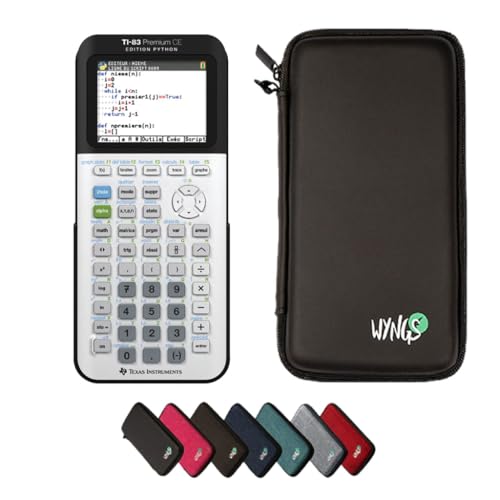 Texas Instruments CALCUSO Pack économique: TI 83 Premium CE Python Edition Calculatrice Graphique...