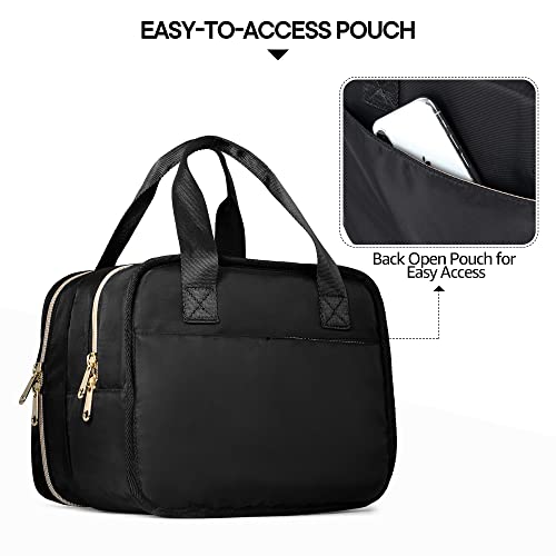 Fasrom Tragbare Milchpumpen Tasche mit Eisbeutel, kompatibel mit Elvie Hands-Free Pumpen Pump in Style, Tragetasche für milchpumpe Pumpentragetasche für berufstätige Mütter, Schwarz