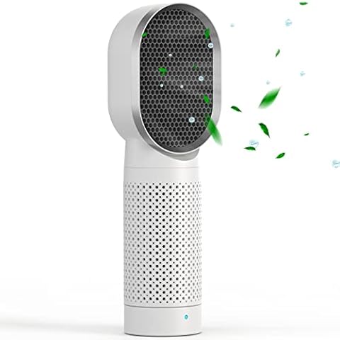 QUEENTY Small Air Purifier with HEPA Filter Cover